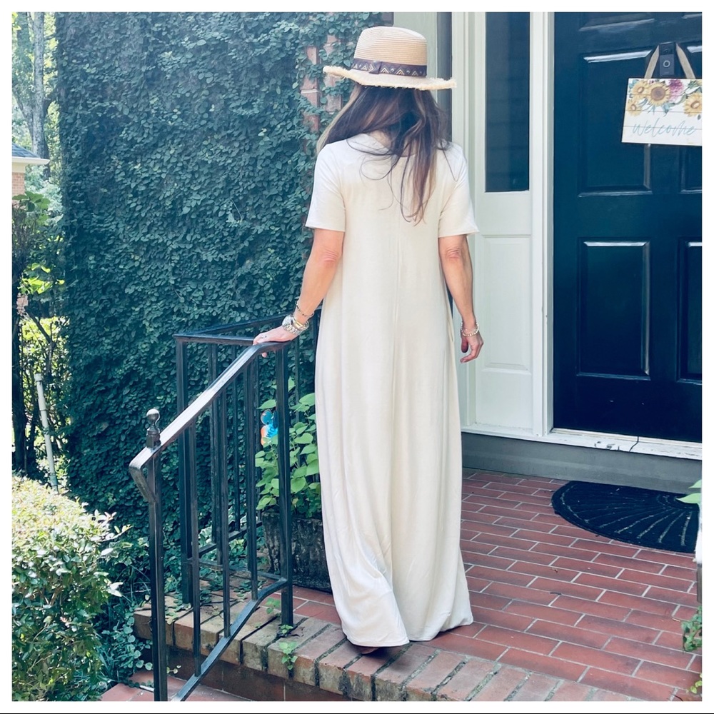 03 Favorite Loose fit long side pocket maxi dress - Picture 6 of 8